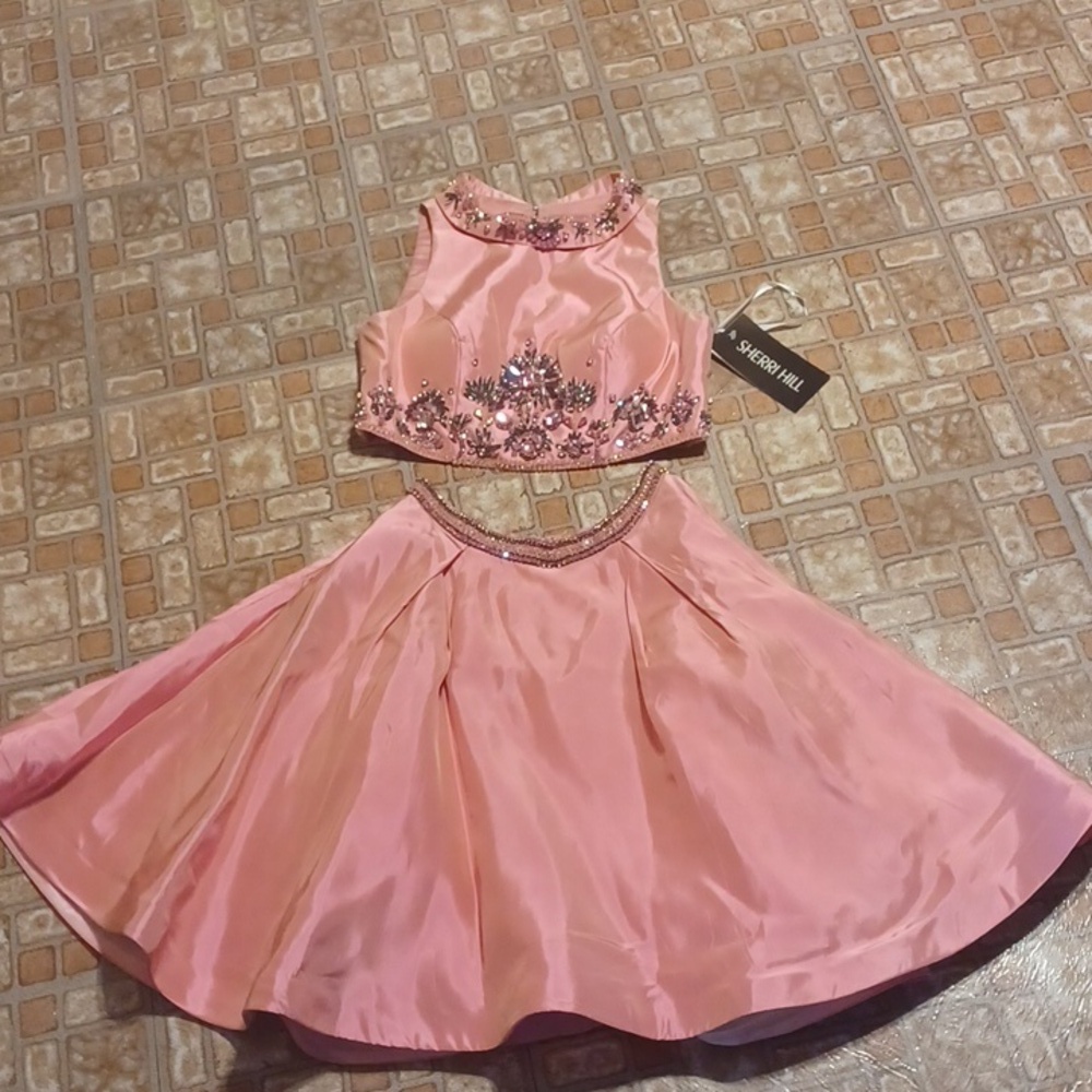 Sherry hill 2 pc. Formal ware prom, homecoming, cruise dress no SH45